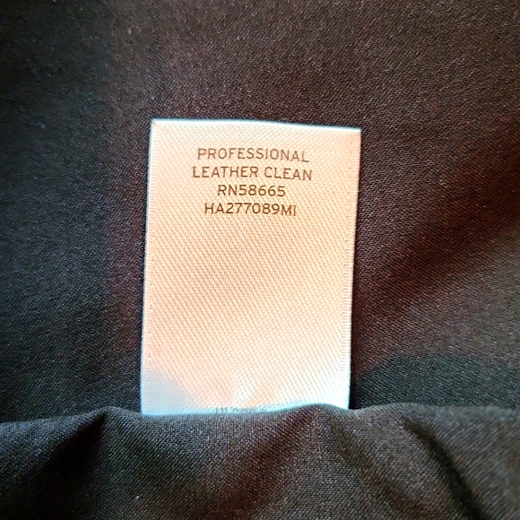 Halogen Black Lined Leather Skirt Size 8 - Picture 5 of 5